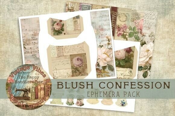 Blush Confession Ephemera Pack: A Guide to Romantic Vintage Design