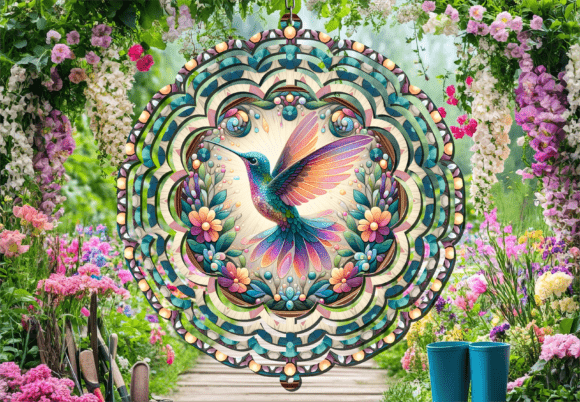 Bring Your Garden to Life with a Hummingbird Wind Spinner