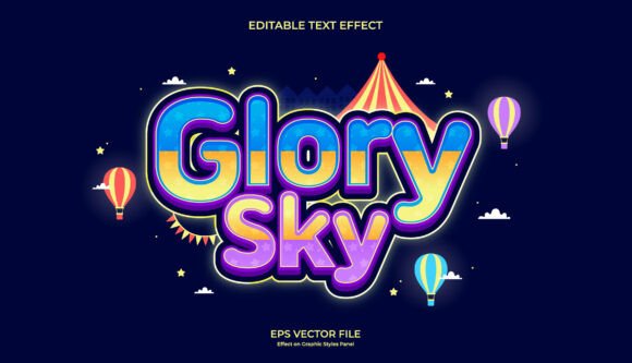 Decorative Carnival Night Editable Text: A Designer's Playful Partner