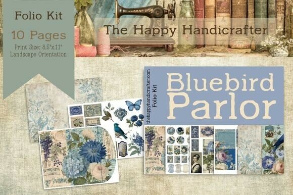 Folio Kit - Bluebird Parlor: Your Vintage Design Toolkit