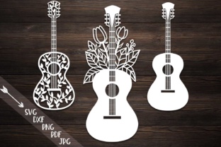 Unleashing Creative Energy with Decorative Zentangle Guitar Vectors
