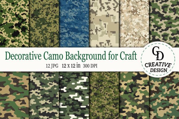 Unlocking Creativity: A Guide to Decorative Camo Background for Craft