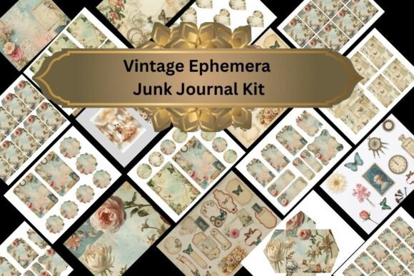 Unlocking Nostalgia: A Deep Dive into the Vintage Ephemera Junk Journal Kit