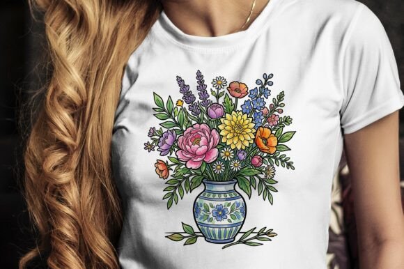 Vibrant Flower Arrangement in Decorative: Your Instant Design Solution